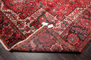 9'7'' x 13'5'' Antique Hand Knotted 100% Wool Herizz Oriental Area Rug Red