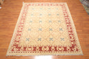 8'2" x 10'4" Hand Knotted Oushak Wool Traditional Oriental Area rug Gold