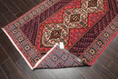 4'5" x 6'11" Hand Knotted Traditional 100% Wool Tribal Oriental Area Rug Rose