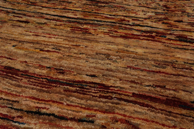 3'6''x5' Beige, Tan Hand Knotted 100% Wool Peshawar Traditional Oriental Area Rug