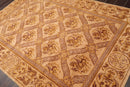 5'10'' x 8'6'' Hand Knotted Wool Tibetan Traditional Oriental Area Rug Caramel