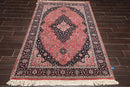 5x7 Hand Knotted Pak Persian 100% Wool Tabriz Traditional 300 KPSI Oriental Area Rug Rust, Rose Color