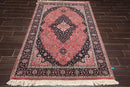 4'8'' x 7'1'' Hand Knotted Tabriz 100% Wool Traditional Oriental Area Rug Rust