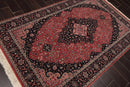 4'8'' x 7'1'' Hand Knotted Tabriz 100% Wool Traditional Oriental Area Rug Rust