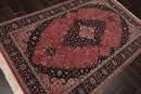 5x7 Hand Knotted Pak Persian 100% Wool Tabriz Traditional 300 KPSI Oriental Area Rug Rust, Rose Color
