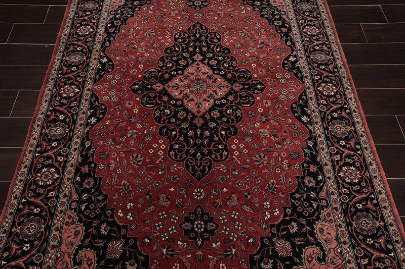 5x7 Hand Knotted Pak Persian 100% Wool Tabriz Traditional 300 KPSI Oriental Area Rug Rust, Rose Color