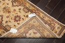 2'11''x13'8'' Runner Beige,Gold Hand Knotted Persian 100% Wool Chobi Peshawar Traditional  Oriental Area Rug