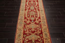 2'9''x13'11'' Runner Rust,Beige Hand Knotted Persian 100% Wool Chobi Peshawar Traditional  Oriental Area Rug