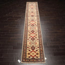 2'5''x14'3'' Runner Beige,Rust Hand Knotted Persian 100% Wool Tufenkian Keningston Chocolate Traditional  Oriental Area Rug