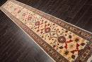 2'5''x14'3'' Runner Beige,Rust Hand Knotted Persian 100% Wool Tufenkian Keningston Chocolate Traditional  Oriental Area Rug