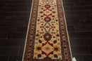 2'5''x14'3'' Runner Beige,Rust Hand Knotted Persian 100% Wool Tufenkian Keningston Chocolate Traditional  Oriental Area Rug
