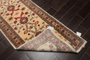 2'5''x14'3'' Runner Beige,Rust Hand Knotted Persian 100% Wool Tufenkian Keningston Chocolate Traditional  Oriental Area Rug