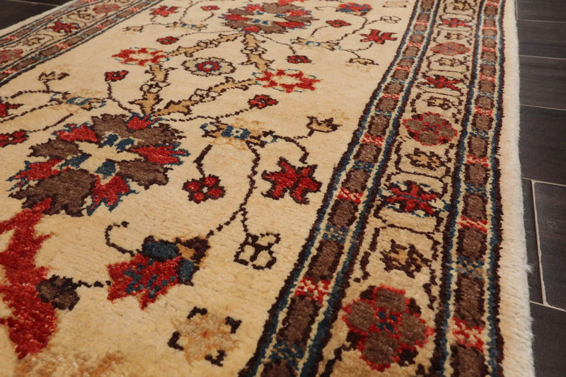 2'5''x14'3'' Runner Beige,Rust Hand Knotted Persian 100% Wool Tufenkian Keningston Chocolate Traditional  Oriental Area Rug