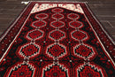 3'9" x 6'4" Hand Knotted Traditional 100% Wool Tribal Oriental Area Rug Black