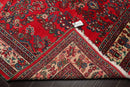 6x9 Red, Ivory Hand Knotted 100% Wool Designer Traditional Oriental Area Rug