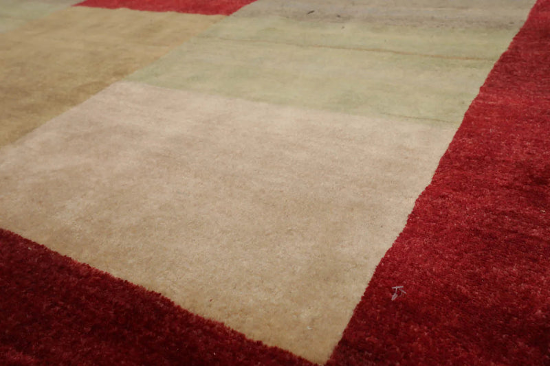 4x6 Rust, Mint Hand Knotted Persian 100% Wool Pak Persian 16/18 Traditional Oriental Area Rug