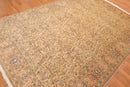 6'8" x 9'8" Hand Knotted Authentic Oushak 100% Wool Oriental Area Rug Beige