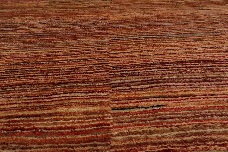 4x6 Brown, Rust Hand Knotted Persian 100% Wool Peshawar Modern & Contemporary Oriental Area Rug