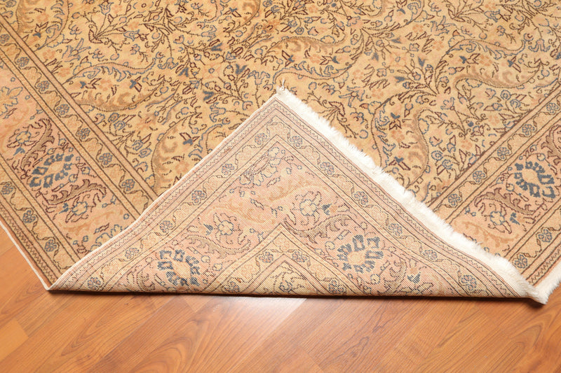 6'8" x 9'8" Hand Knotted Authentic Oushak 100% Wool Oriental Area Rug Beige