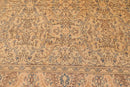 6'8" x 9'8" Hand Knotted Authentic Oushak 100% Wool Oriental Area Rug Beige