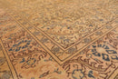6'8" x 9'8" Hand Knotted Authentic Oushak 100% Wool Oriental Area Rug Beige