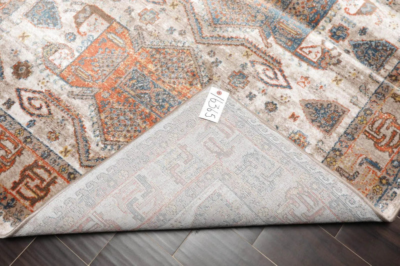 5' x 7' Transitional 100% Polypropylene Oriental Area Rug Beige, Tan