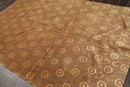 6' x 9'Hand Knotted S.Fine Wool & Silk Tibetan Oriental Area Rug Traditional Tan