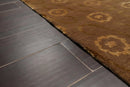 6' x 9'Hand Knotted S.Fine Wool & Silk Tibetan Oriental Area Rug Traditional Tan