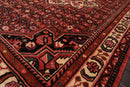 5'1" x 6'10" Hand Knotted 100% Wool Vegetable Dyes Oriental Area Rug Red