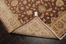 5x7 Brown, Beige Hand Knotted Persian 100% Wool Chobi Peshawar Traditional Oriental Area Rug
