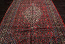 7x13 Coral, Ivory Hand Knotted 100% Wool Tabriz Traditional Oriental Area Rug