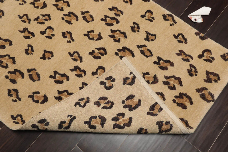 3x5 Beige, Hand Knotted Tibetan 100% Wool Michaelian & Kohlberg Traditional Oriental Area Rug