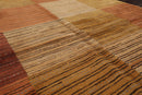 3x5 Rust, Gold Hand Knotted Tibetan 100% Wool Michaelian & Kohlberg Traditional Oriental Area Rug