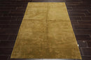 4x6 Lime Hand Knotted Tibetan 100% Wool Michaelian & Kohlberg Traditional Oriental Area Rug