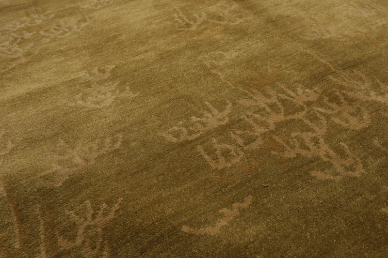 4x6 Lime Hand Knotted Tibetan 100% Wool Michaelian & Kohlberg Traditional Oriental Area Rug