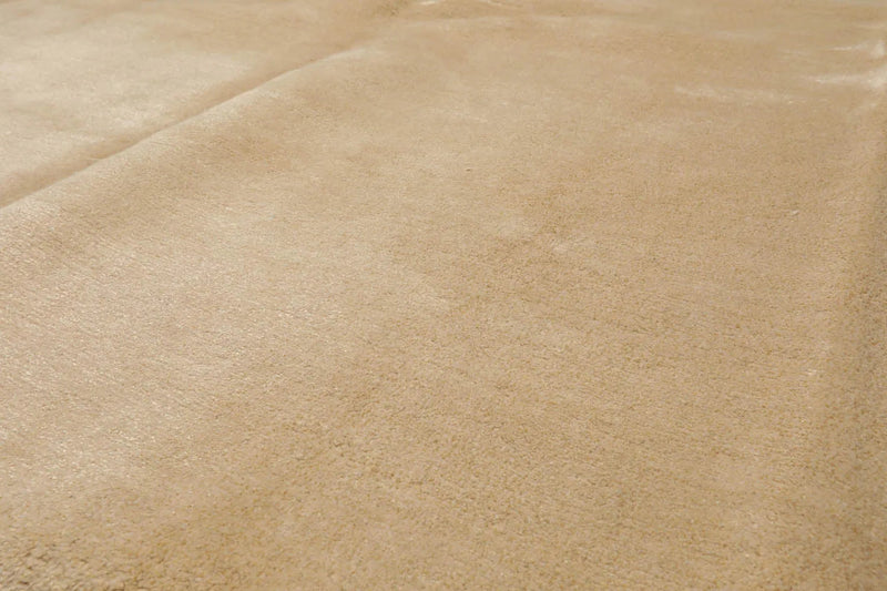 8x10 Beige Hand Knotted Tibetan Wool and Silk Tibetan Traditional Oriental Area Rug