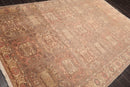 6'6" x 9'11" Hand Knotted Wool Kayseri Vegetable dyes Oriental Area Rug Rose