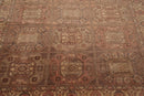 6'6" x 9'11" Hand Knotted Wool Kayseri Vegetable dyes Oriental Area Rug Rose