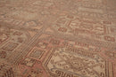 6'6" x 9'11" Hand Knotted Wool Kayseri Vegetable dyes Oriental Area Rug Rose
