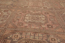 6'6" x 9'11" Hand Knotted Wool Kayseri Vegetable dyes Oriental Area Rug Rose