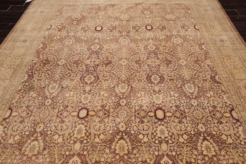 8’1” x 10’2” Hand Knotted 100% Wool Pak Persian 300 KPSI Area Rug Light Brown