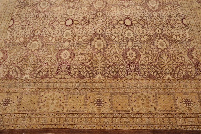 8’1” x 10’2” Hand Knotted 100% Wool Pak Persian 300 KPSI Area Rug Light Brown