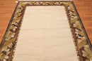 5'9" x 8'1" Hand Knotted Classic Loop/Cut Pile Tibetan Oriental Area Rug Beige