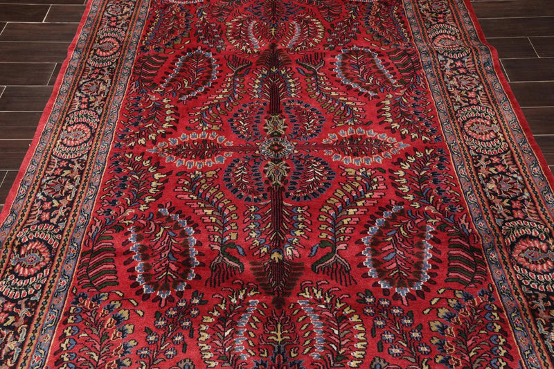 6' x 9' Hand Knotted Wool Thick Pile French Aubusson Savonnerie Area Rug Ivory