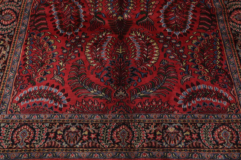 6' x 9' Hand Knotted Wool Thick Pile French Aubusson Savonnerie Area Rug Ivory