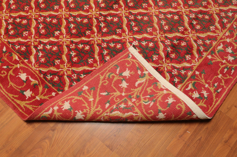 6' x 9' Hand Knotted Classic European Wool Tibetan Oriental Area Rug Rose