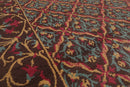 6' x 8'4" Hand Knotted Classic European Wool Tibetan Oriental Area Rug Brown