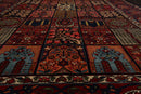 8x10 Navy Hand Knotted 100% Wool Bhakhtiari Traditional Oriental Area Rug