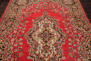 5'11' x 8'11'' Hand Knotted 100% Wool Sarouk Traditional Oriental Area Rug Navy
