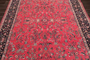 6' x 8'11'' Hand Knotted Wool PakPersian 16/18 Isphahan 300 KPSI Area Rug Pink